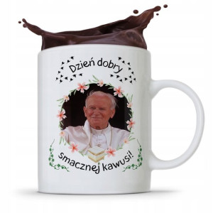 Kubek Prezent Jan Paweł Ii Papież Smacznej Kawusi