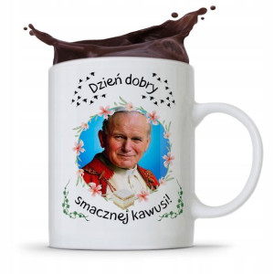 Kubek Prezent Jan Paweł Ii Papież Smacznej Kawusi
