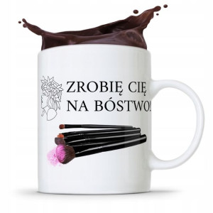 Kubek Prezent Kosmetyczki Zrobię Cię Na Bóstwo!