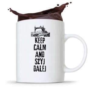 Kubek Prezent Krawcowej Krawca Keep Calm And Szyj