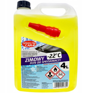 Zimowy Płyn Do Spryskiwaczy Żółty -22st. 4l
