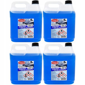 Płyn Zimowy Do Spryskiwaczy Zapachowy 20l 4x5l