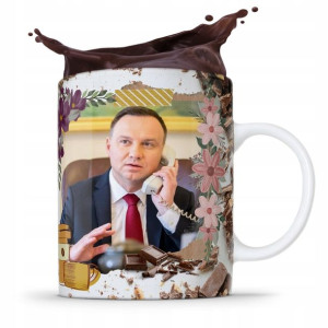 Kubek Prezent Politycy Andrzej Duda Prezydent Pis