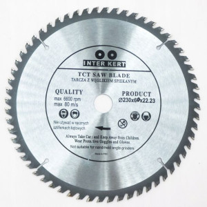 Tarcza widiowa uniwersalna do drewna 230x22 mm 60z