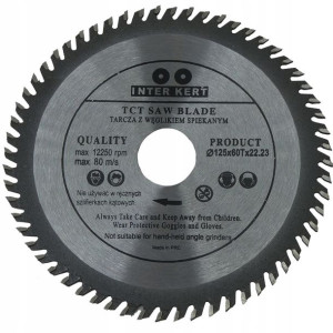Tarcza widiowa 125mm 60z UNI
