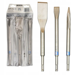 Zestaw dłut SDS Plus BOSCH 3sztuk