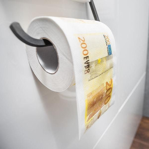 Papier Toaletowy Banknoty 200 Euro Xl Rolka