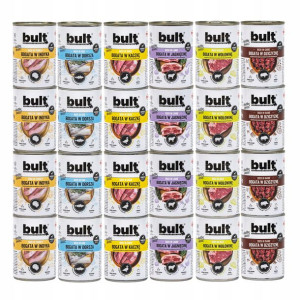BULT Karma dla psa bogata w mięso Mix 400g x 24