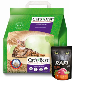 CATS BEST SMART PELLET żwirek dla kota 10L Gratis