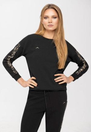 Bluza Damska Z Nadrukiem Printem Na Rękawie Volcano B-pamela 4xl