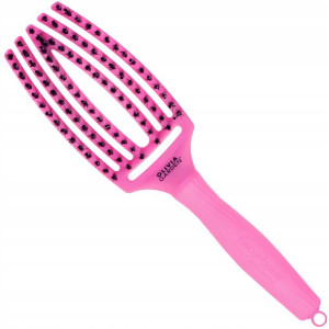 Olivia Garden Medium Bright Pink Szczotka Finger
