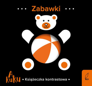 A kuku. Książeczki kontrastowe. Zabawki