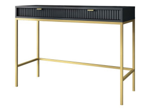 KONSOLA 104 Nowellon Gold TOALETKA z szufladami