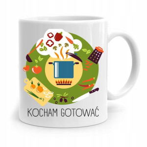 Kubek Prezent Dla Kucharza Kucharki Kocham Gotować