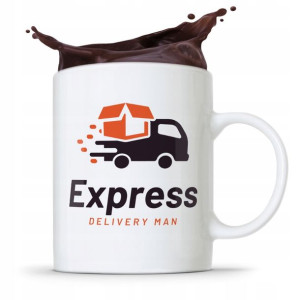 Kubek Prezent Dla Kuriera Express Delivery Man