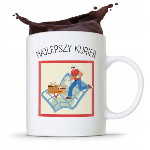 Kubek Prezent Dla Kuriera Najlepszy Kurier Prezent