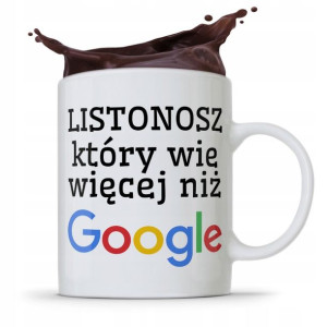 Kubek Prezent Dla Listonosza Wie Więcej Niż Google