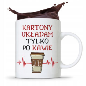 Kubek Prezent Dla Magazyniera Układam Po Kawie