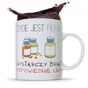 Kubek Prezent Dla Pielęgniarki Życie Jest Piękne