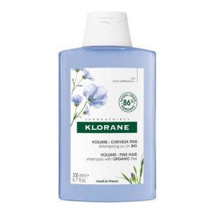 KLORANE Volume Shampoo szampon z lnem nadający objętości 200ml