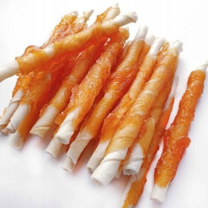 PROZOO Skóra Biała Z Mięsem Kurczaka Przysmak 1kg