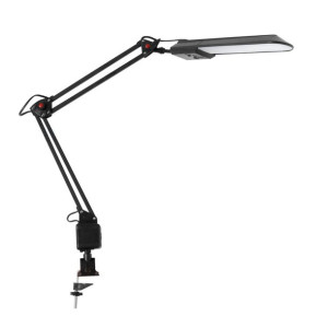 Lampka biurkowa ramię LED 4,8W Kanlux HERON czarna 27602