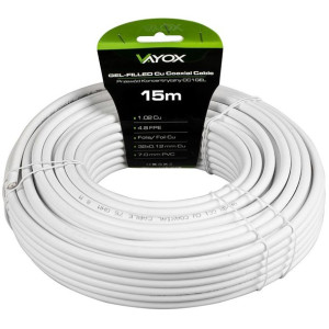 Przewód koncentryczny 1.02 Cu + 32x0.12mm Cu - 15m