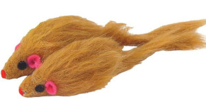 Zabawka myszka 8cm 2szt Happet