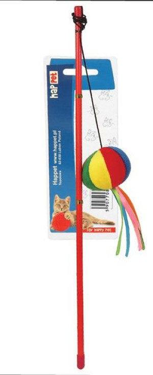 Zabawka wędka dla kota Happet 47cm