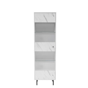 WITRYNA do salonu Veroli 60 SZAFKA + LED białe