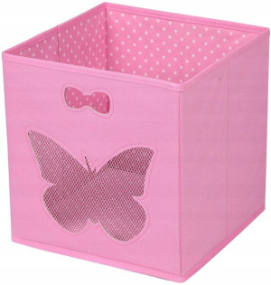 Pojemnik Pudełko Na Zabawki Motyl 27x27x28