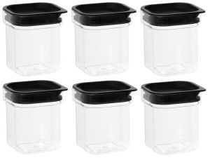 6x Pojemnik Na Żywność Produkty Sypkie Płatki 0,6l