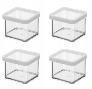 4x0,5l Pojemnik Do Kuchni Przechowywania Organizer