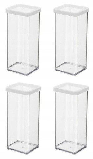 4x1,5l Pojemnik Do Kuchni Przechowywania Organizer