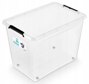 Pojemnik Pudło Pudełko Plastikowy 80 L Simple