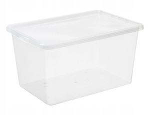 Pudełko Pojemnik Z Pokrywą Basic Kosz 52 L