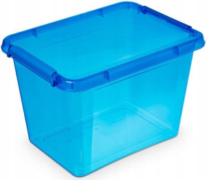 Pojemnik Pudełko Na Zabawki Z Pokrywą 19l Blue
