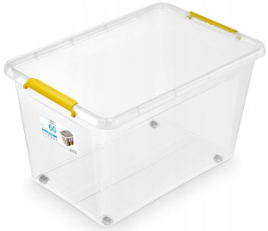 POJEMNIK DO PRZECHOWYWANIA 60L SImpleBox koła