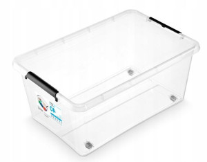 Pojemnik Pudełko Na Zabawki Na Kółkach 40l.1722 Bl