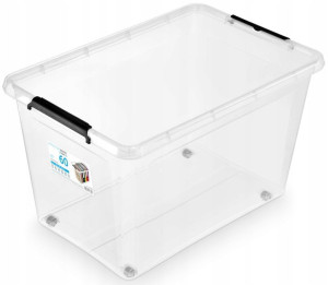POJEMNIK DO PRZECHOWYWANIA 60L SImpleBox koła