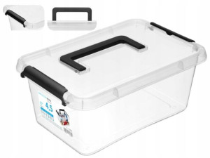 Pojemnik Pudełko Organizer Z Rączką 4,5 L