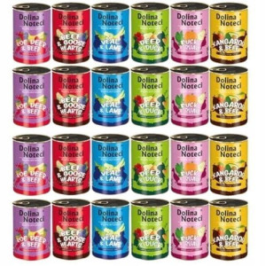 DOLINA NOTECI Karma psa Mix Smaków 24x800g ZESTAW