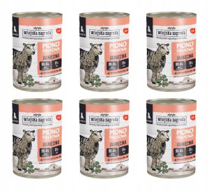 Wiejska Zagroda MONOPROTEINOWA JAGNIĘCINA 6x400g