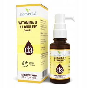 Medverita Naturalna Witamina D3 2000 IU 30 ml