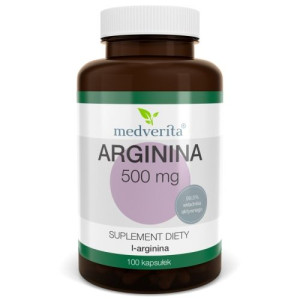 Medverita Arginina L-arginina Aminokwas 500mg 100k