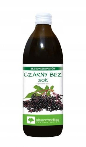 Alter Medica Sok z czarnego bzu 500ml ODPORNOŚĆ