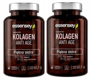 Essensey KOLAGEN ANTI AGE WIT C 180kap WŁOSY SKÓRA