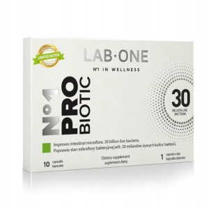 LAB ONE N°1 ProBiotic 10 kaps probiotyk, synbiotyk