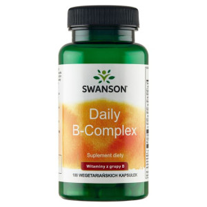 Swanson Daily B-Complex Tiamina B2 B6 B12 100kaps