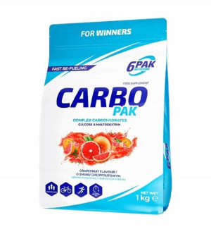 6pak Carbo Pak 1000g Węglowodany + Wit B1 Energia